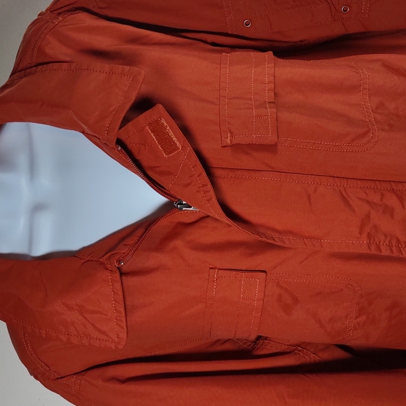 Lands' End Nylon Windbreaker Style Utility Jacket. - Picture 2 of 13